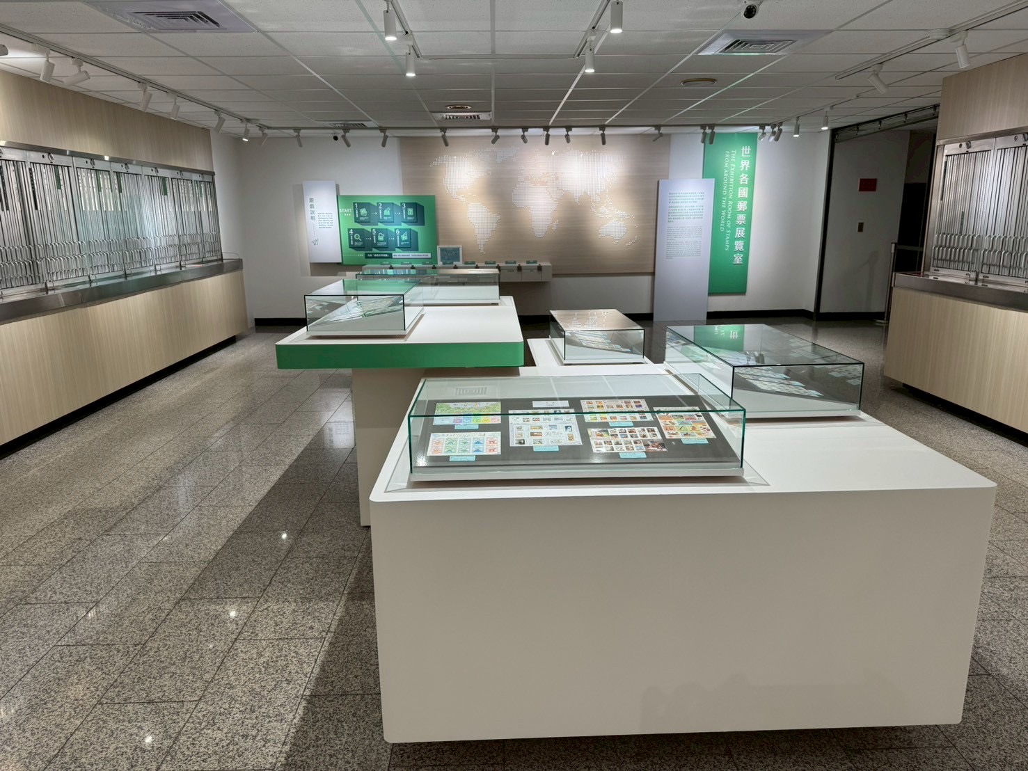 郵政博物館5樓「郵票世界」之「世界各國郵票展覽室」 恢復開放參觀公告